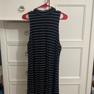 Aeropostale Knee Length Sleeveless Striped Dress XL